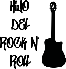 Camiseta bebé Hijo del rock con guitarra - TenVinilo