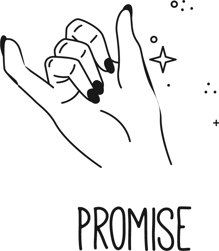 Pinky Promise Best Friend t shirts - TenStickers