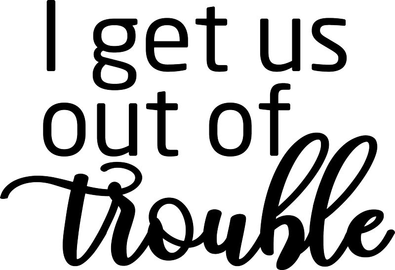 Friends in trouble custom t-shirt - TenStickers