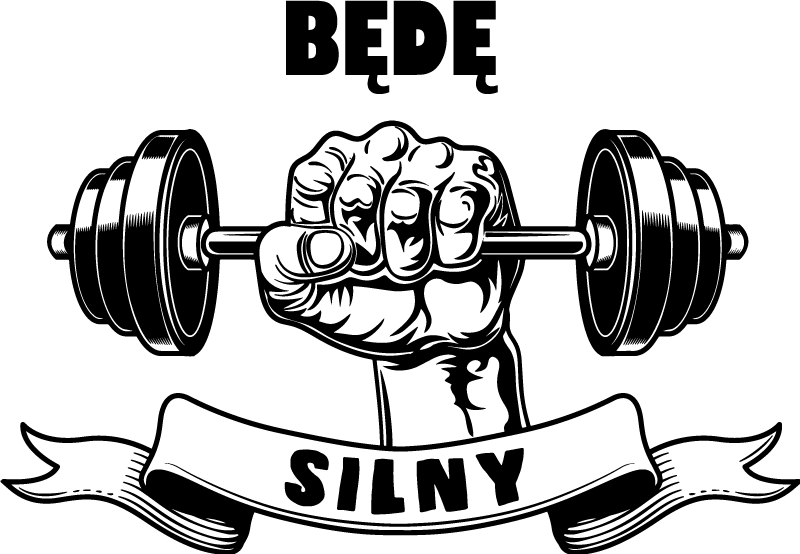 Koszulka dla taty i syna Jestem silny - TenStickers