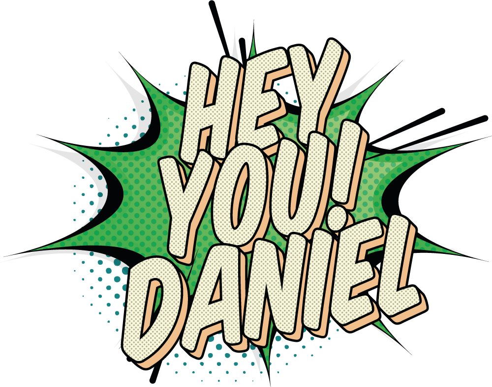 Hey you cool graffiti poster shirt - TenStickers