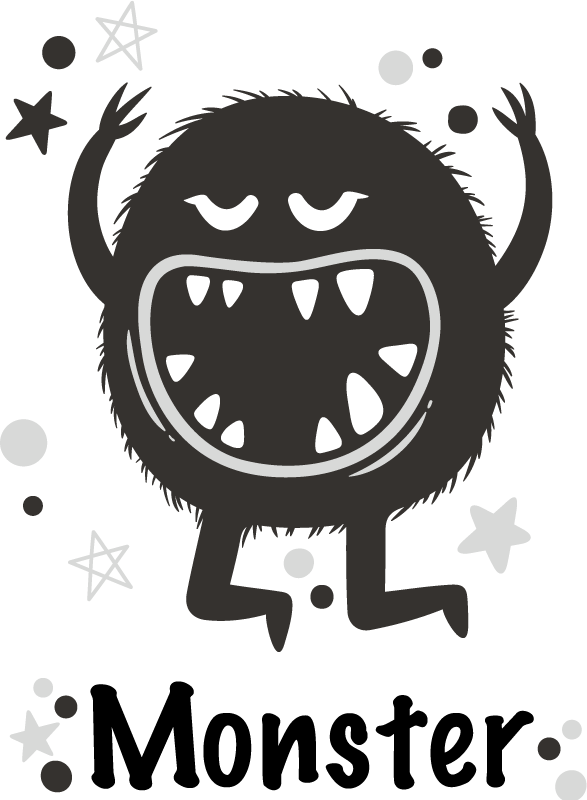 Vater Sohn T Shirt Er creado un monstruo - TenStickers