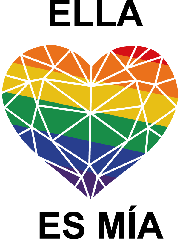 Camisetas parejas Ella es mia y yo de ella - TenVinilo