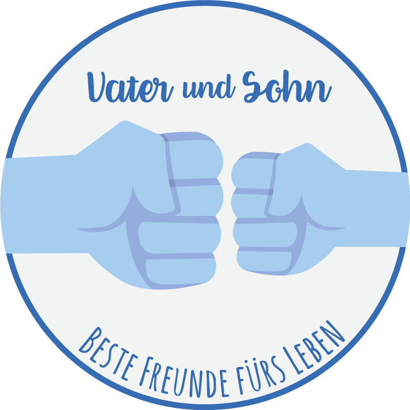 Vater Sohn T Shirt Mejores amigos de por vida - TenStickers