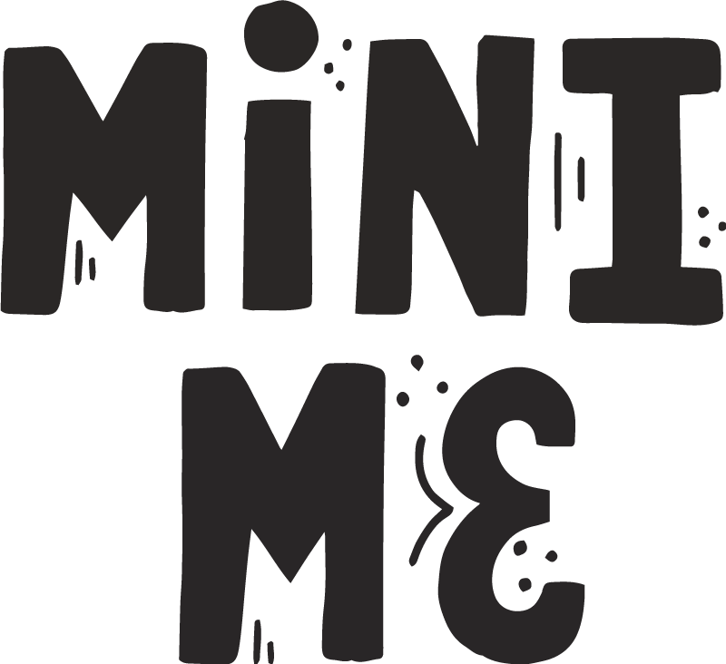 Camiseta padre e hijo Yo y mini yo - TenVinilo