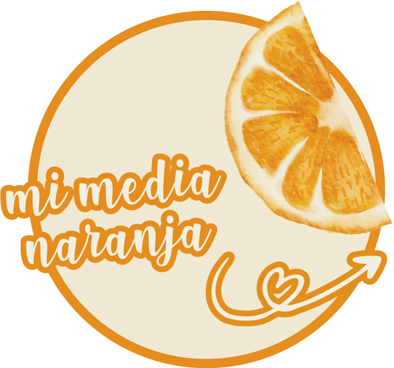 Camisetas parejas Mi media naranja - TenVinilo