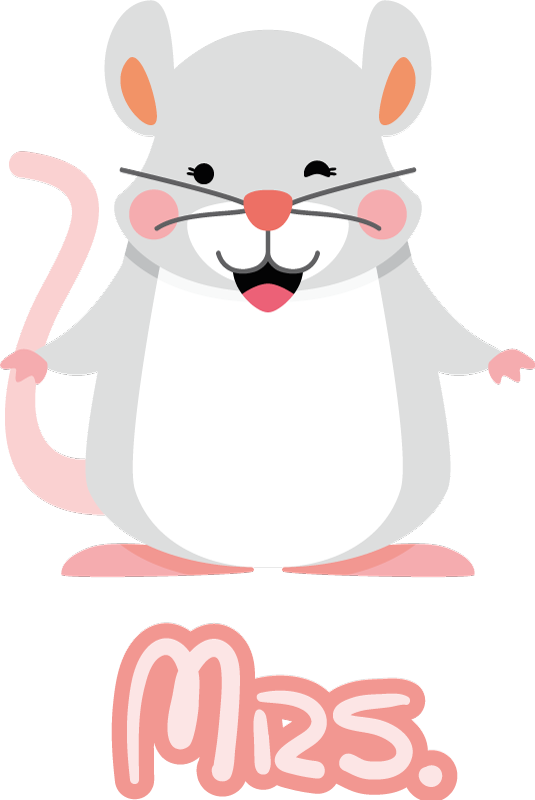 Camisetas parejas Ratones camiseta de parejas - TenVinilo