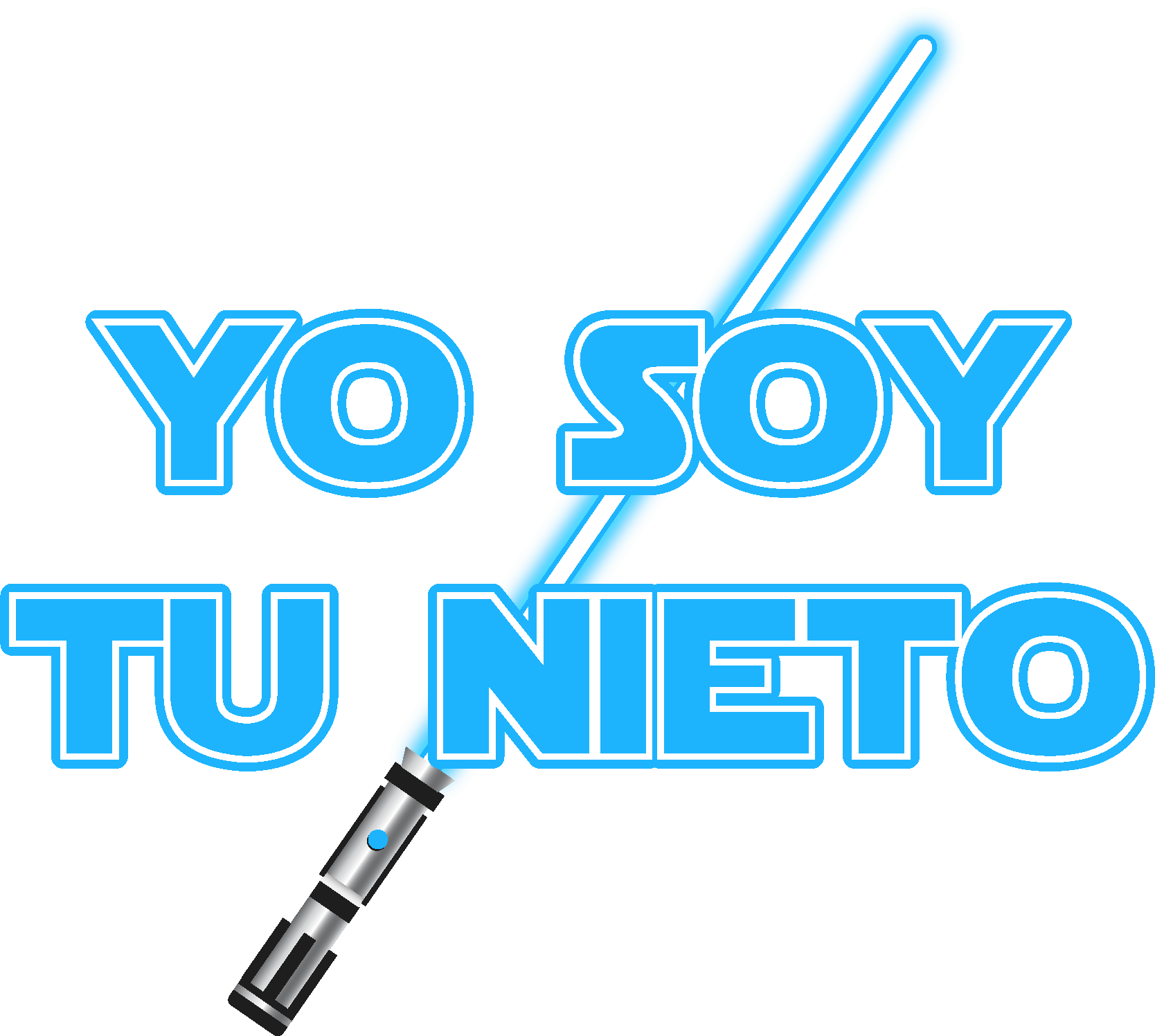 Camisetas yo soy tu abuelo y yo soy tu nieto - TenVinilo