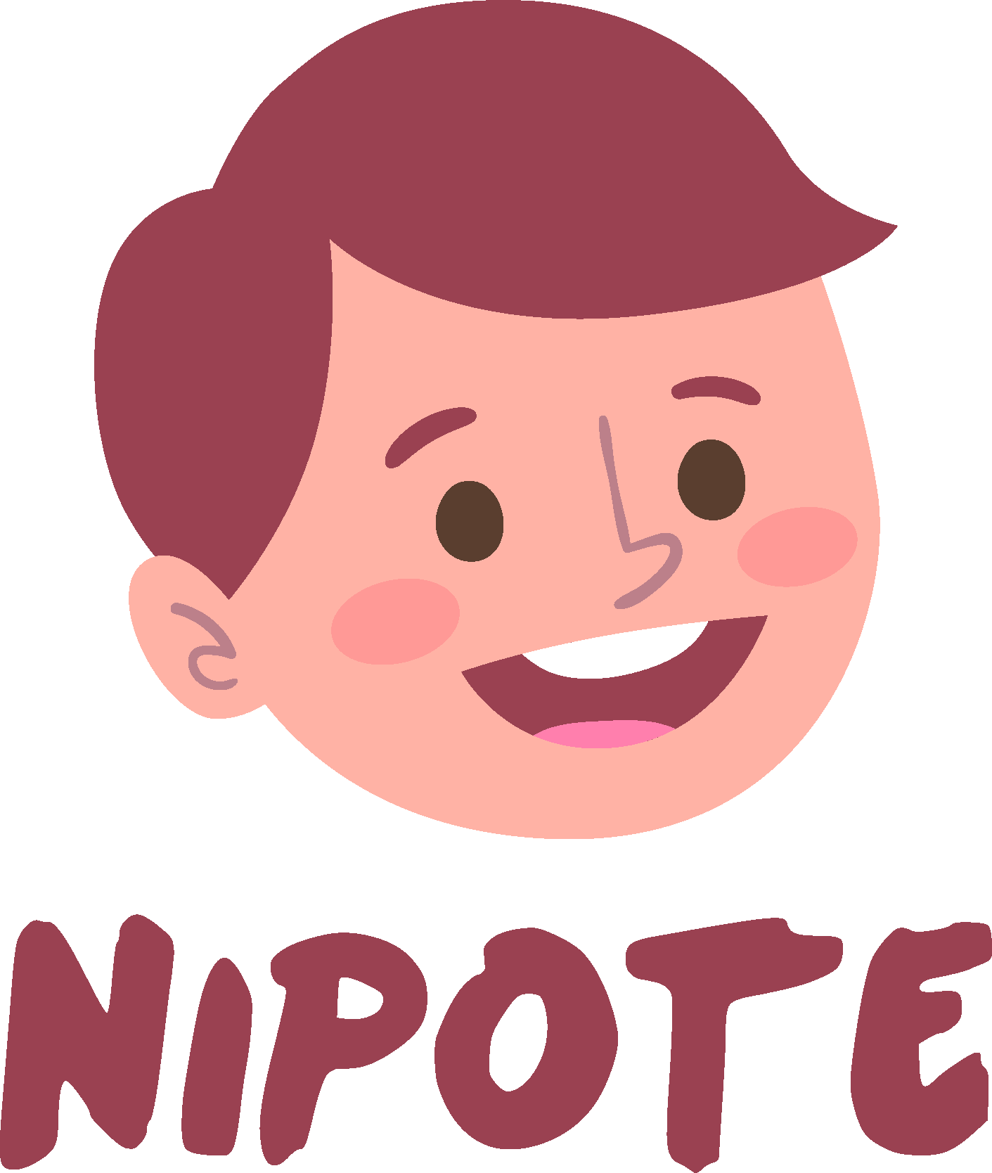 Maglie disegnando nonna e nipote - TenStickers