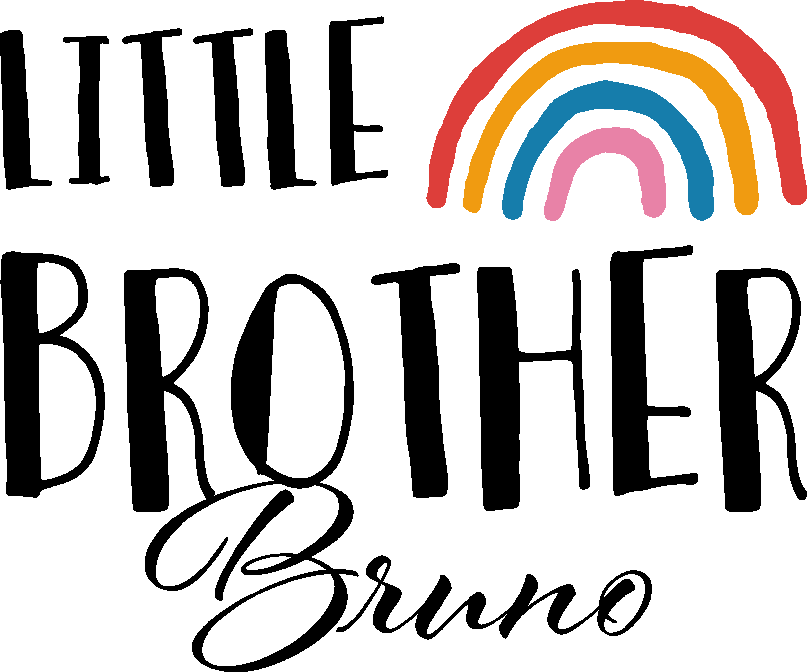 T-Shirts mit Namen regenbogenbrüder - TenStickers