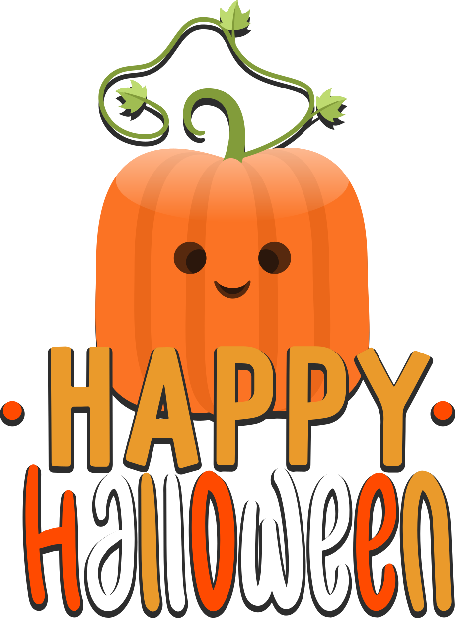 Camiseta Halloween Feliz calabaza con cara - TenVinilo