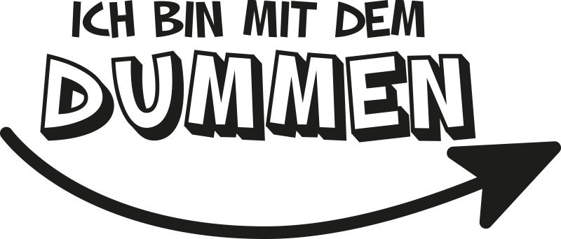 Pärchen T Shirts ihr idiot und sein dummes ding - TenStickers