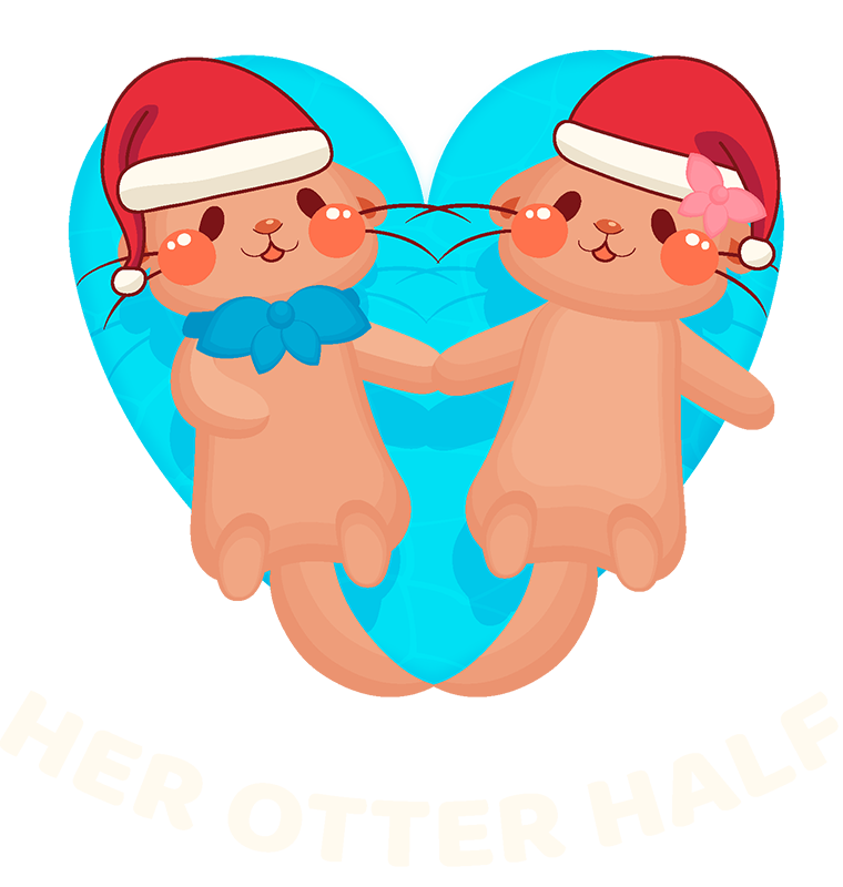Pärchen T Shirts sie und seine otterhälfte - TenStickers