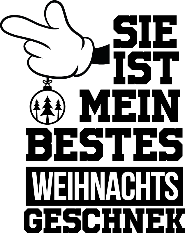 Pärchen T Shirts bestes weihnachtsgeschenk - TenStickers