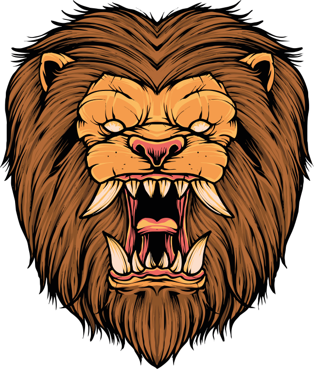 T-shirts t-shirt lion féroce - TenStickers