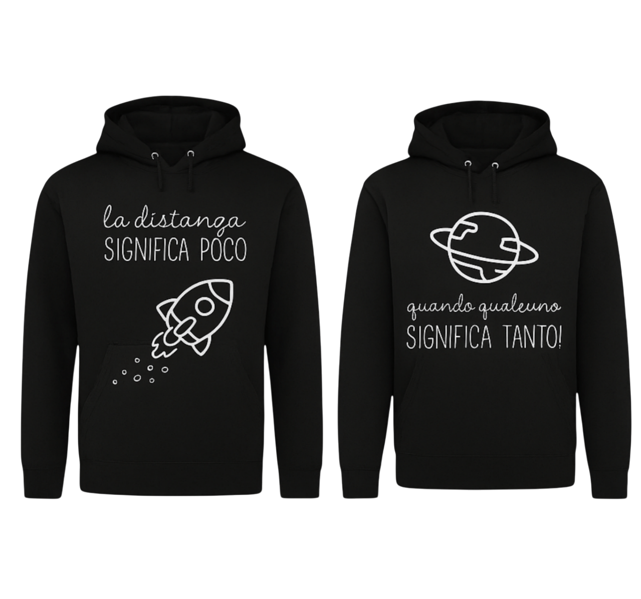 Felpa la distanza significa poco - TenStickers