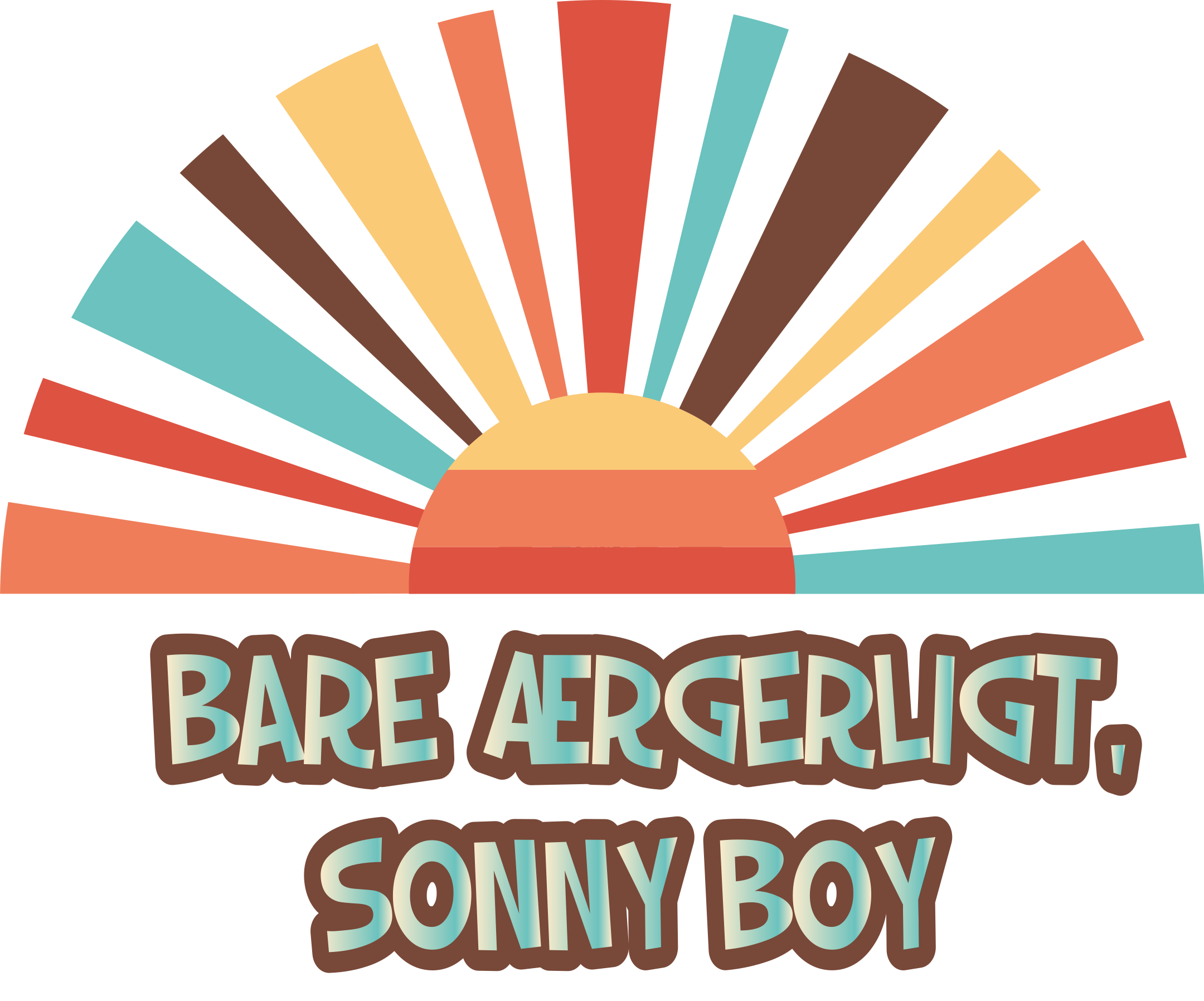 Alt for dårlig sonny boy citat t-shirt - TenStickers