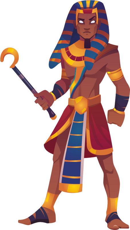 Pharao ramses ii 动漫版定制 t 恤 - TenStickers