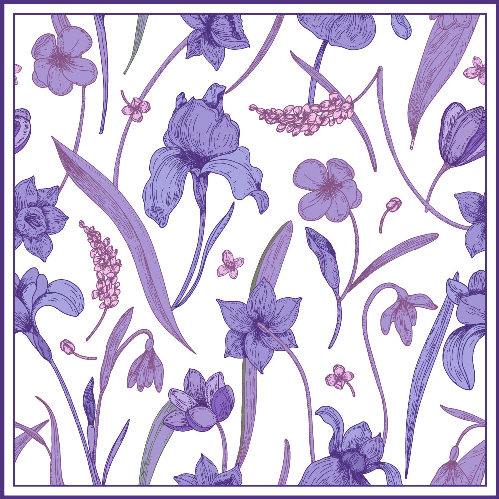 Beautiful meadow of crocus flower t-shirt - TenStickers