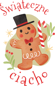 Koszulka świąteczna  ciacho dla mężczyzn - TenStickers
