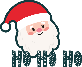 Ho Ho Ho Santa Claus Christmas PNG