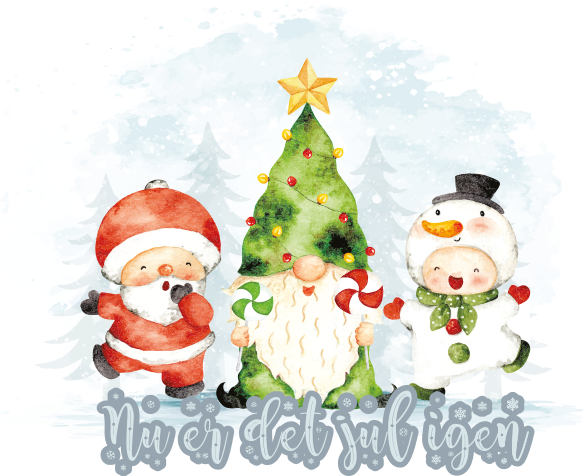 Nu er det jul igen juletrøje - TenStickers