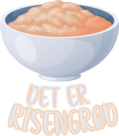 Det er risengrød juleskjorte - TenStickers