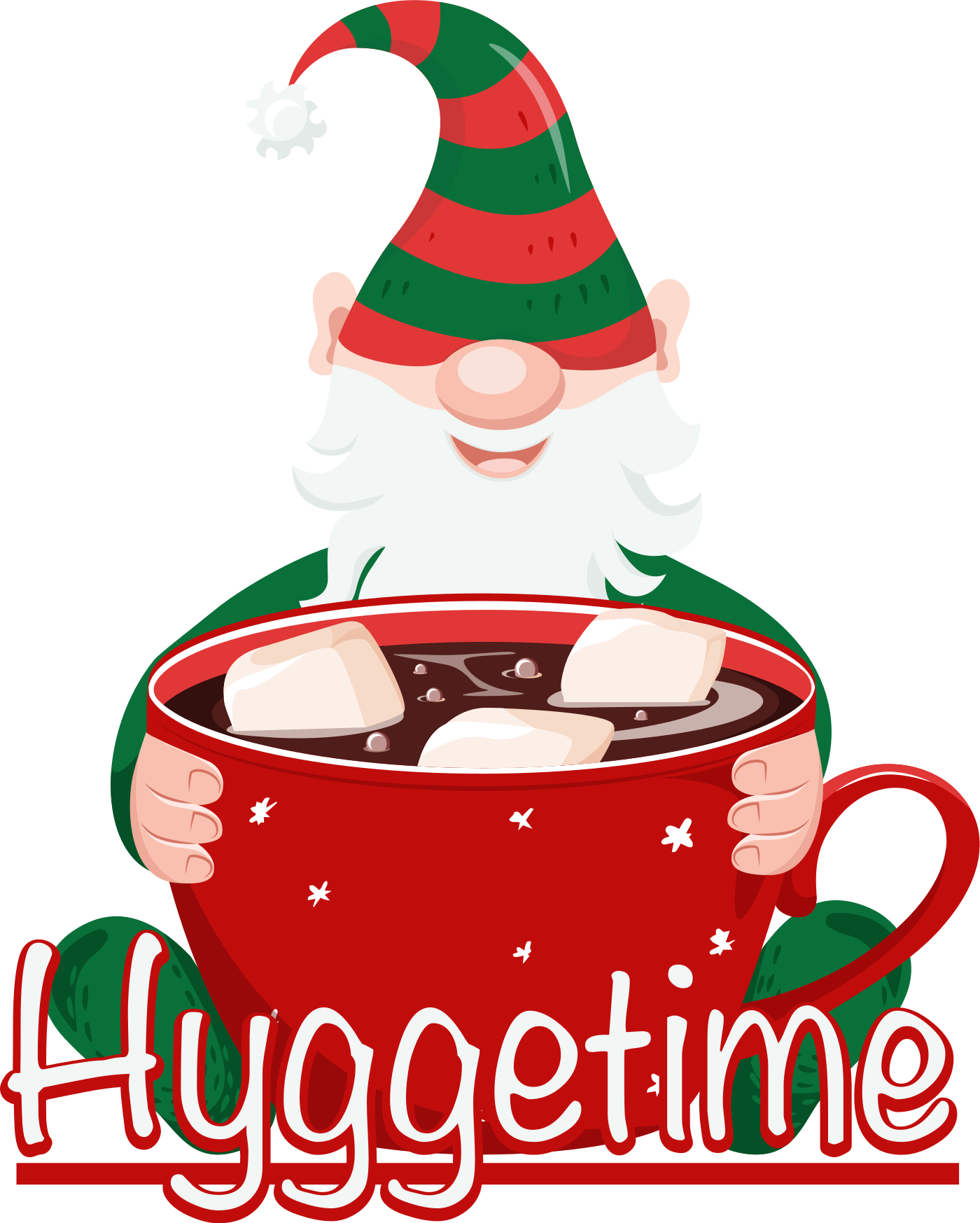 Det er hyggetime med nisser juleskjorte - TenStickers