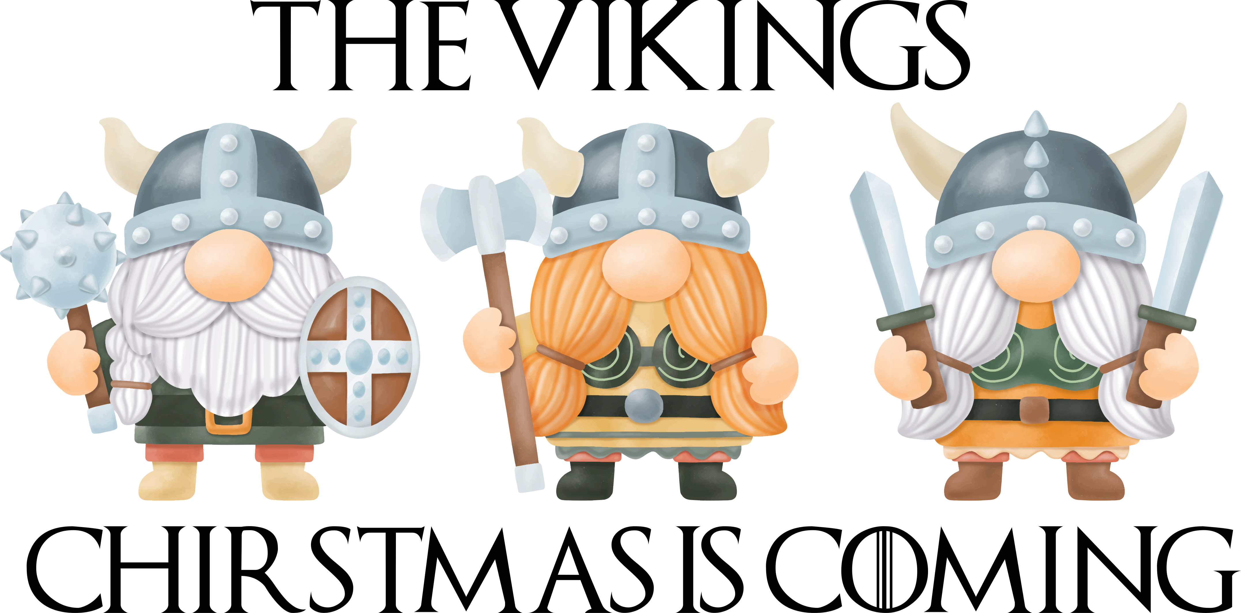 Vikingernes jul kommer juletrøje - TenStickers