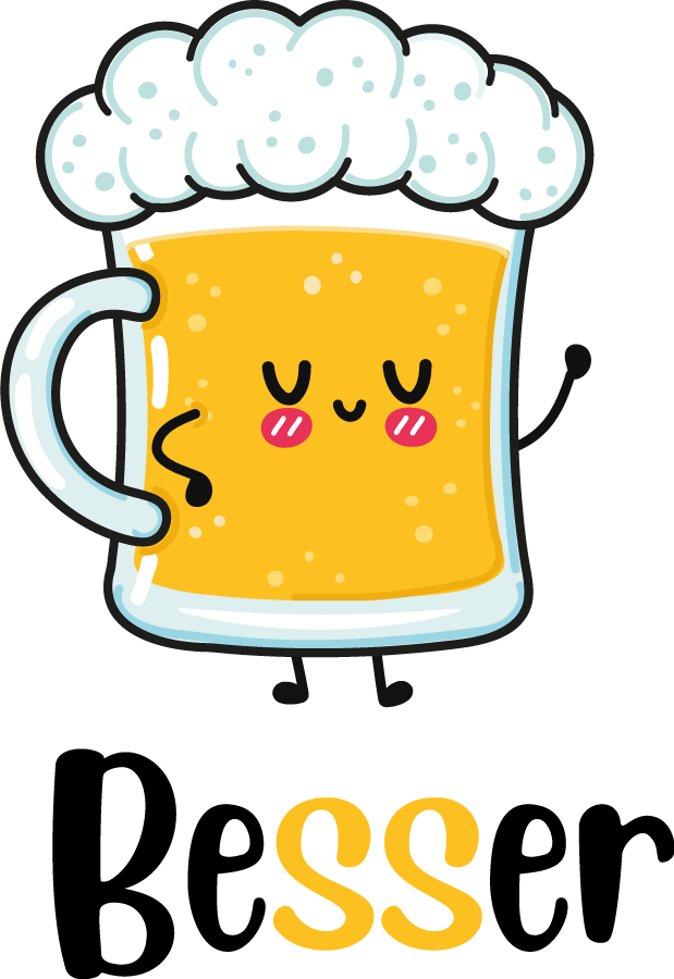 Pärchen T Shirts Bier und pizza besser zusammen - TenStickers