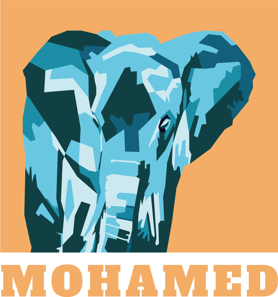 T-shirt mit namen buntes elefantenporträt - TenStickers