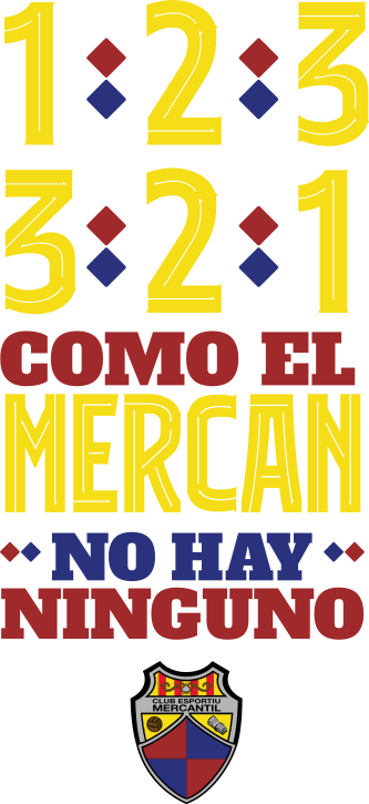 Camiseta 1-2-3 COMO EL MERCAN NO HAY NINGUNO - CE Mercantil - TenVinilo