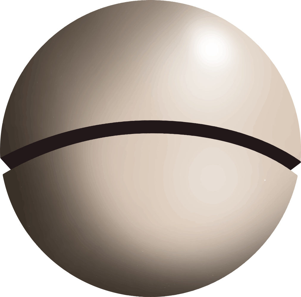 Sphere cirkel ontwerp t-shirt - TenStickers