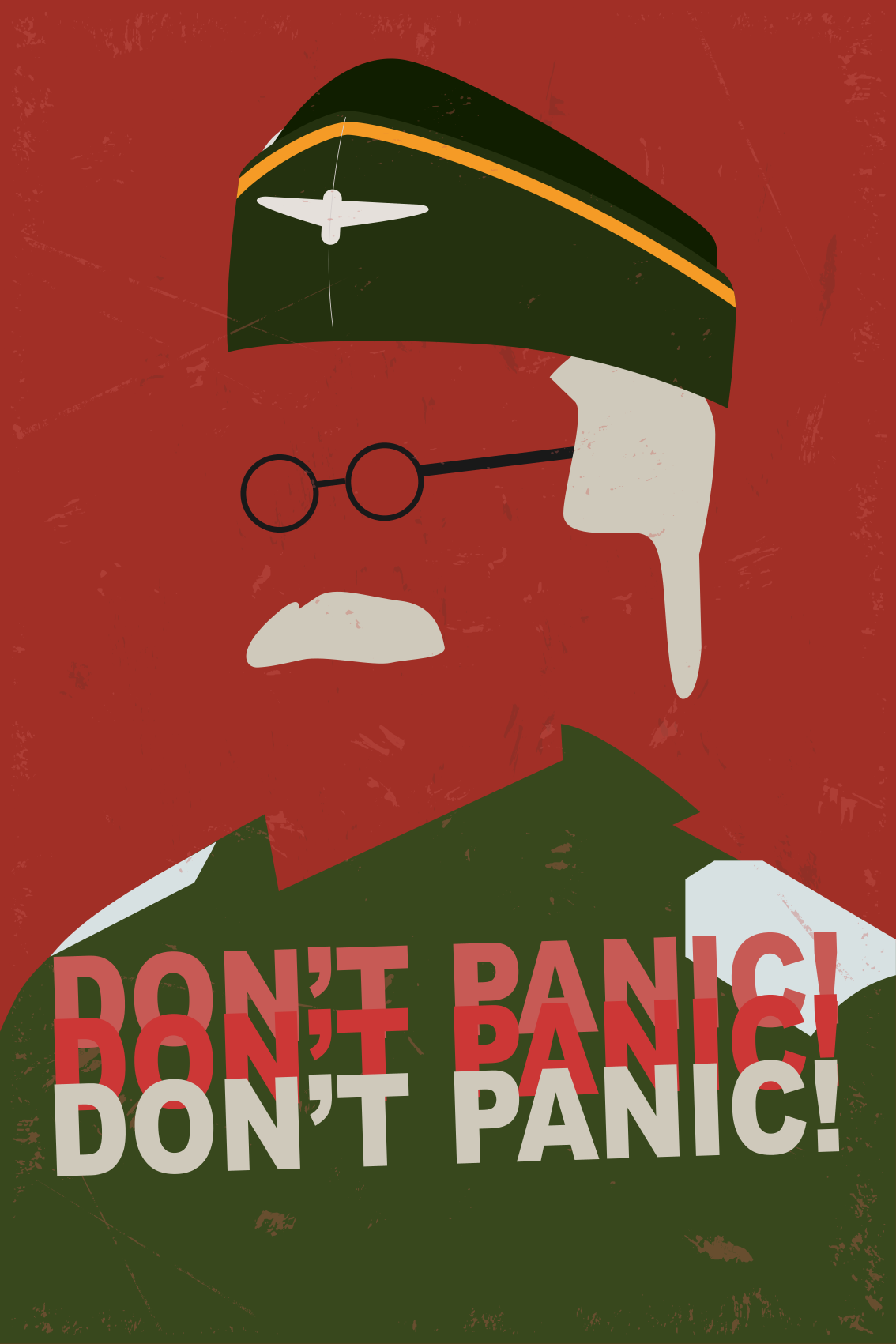 Don't panic custom t-shirt - TenStickers