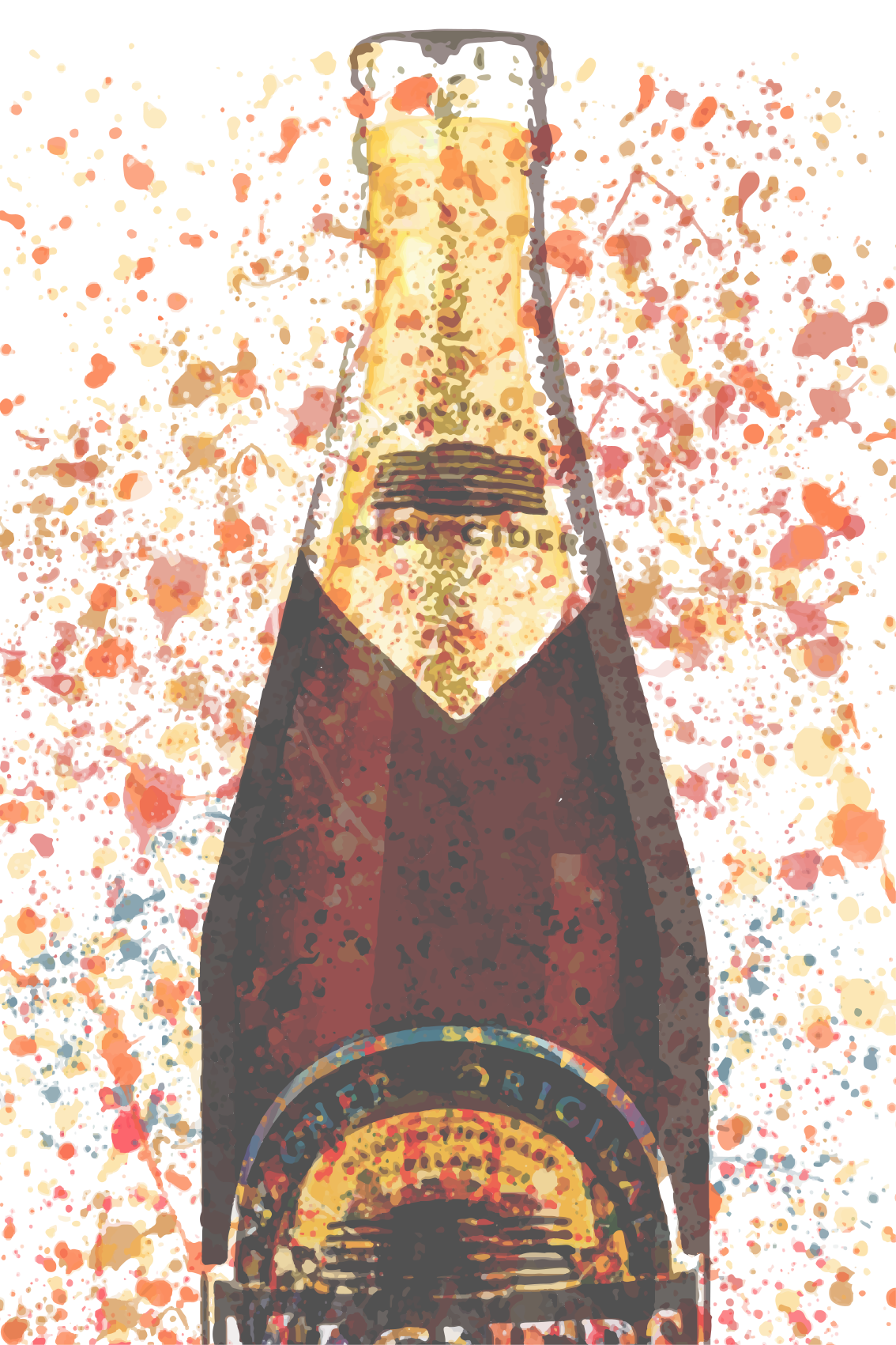 Cider Art Splash custom t-shirt - TenStickers