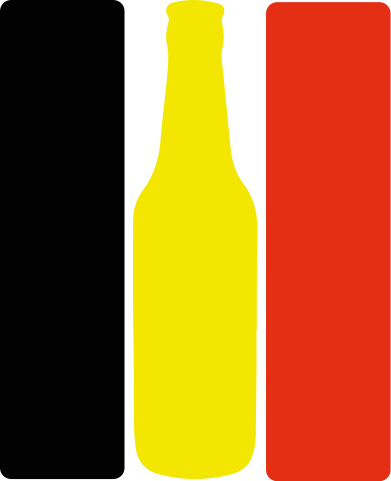 T-shirt bière belge drapeau - TenStickers