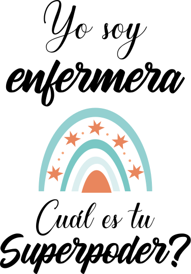 camiseta con texto de enfermero superhéroe - TenVinilo