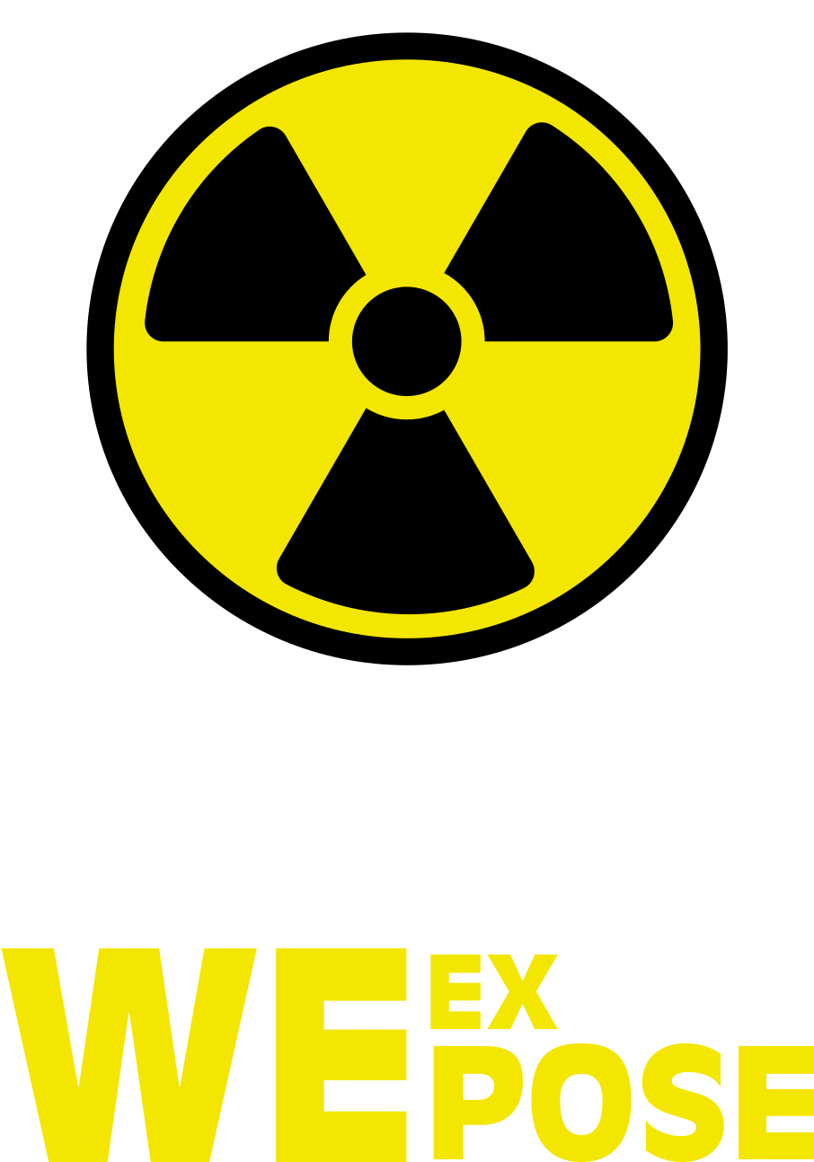 Camiseta con texto you pose we expose - TenVinilo