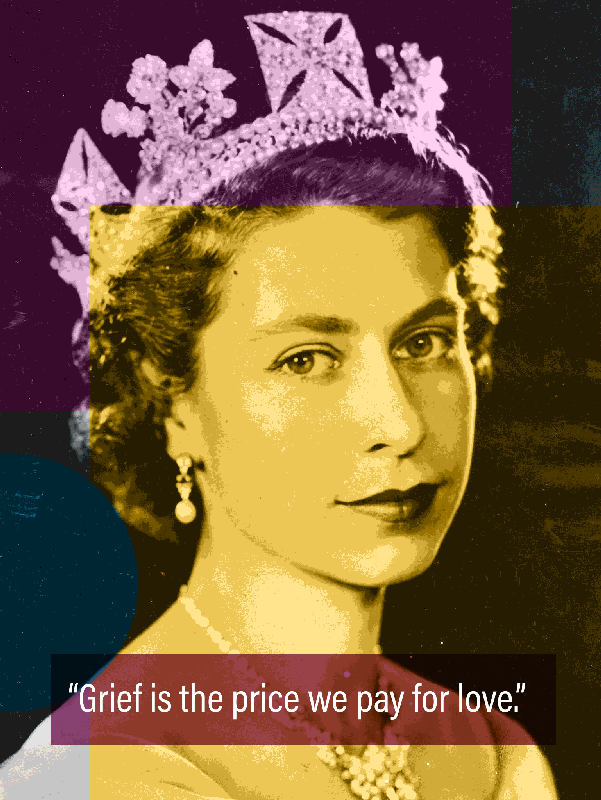 Queen Elizabeth Quote t-shirt - TenStickers