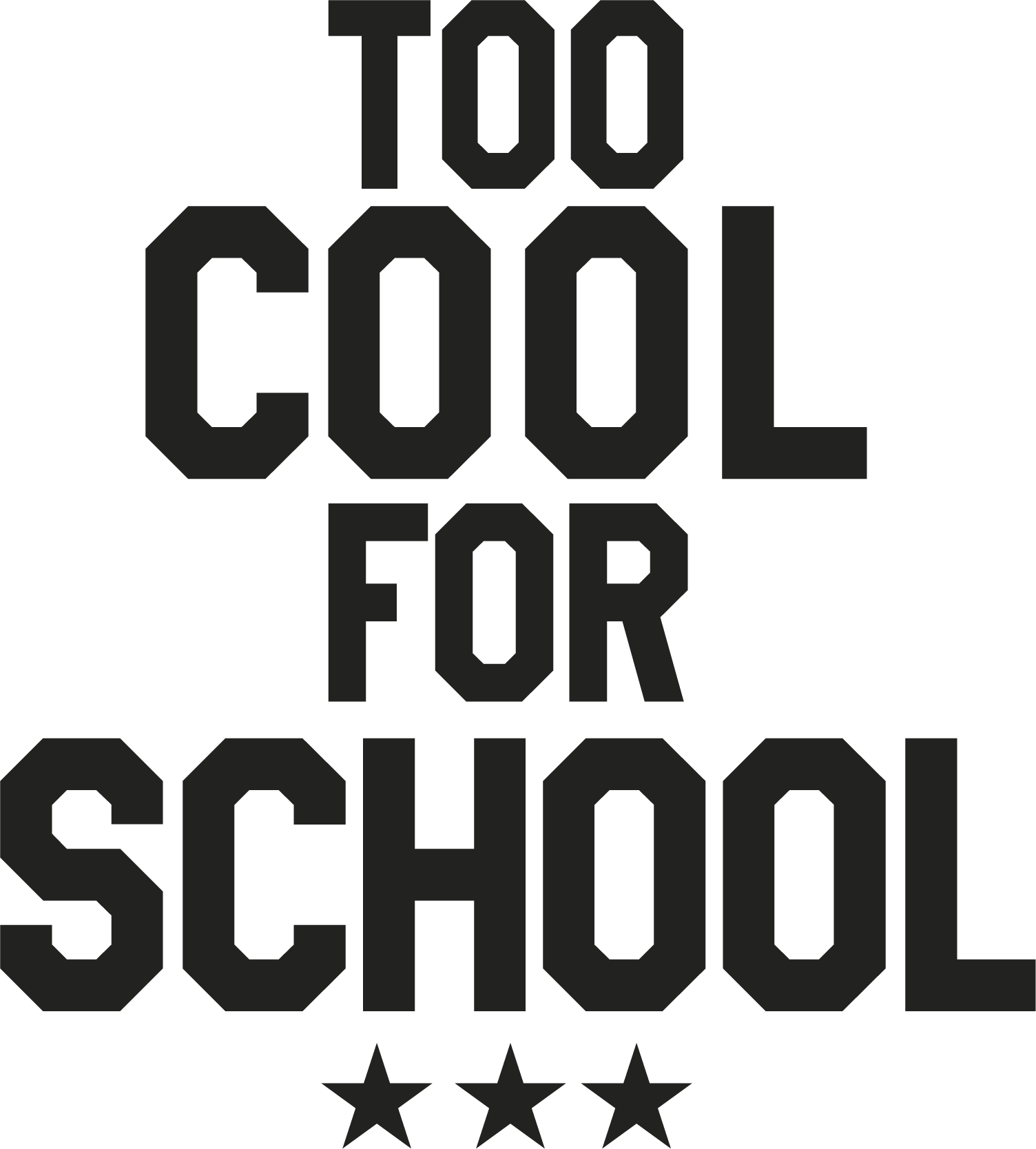 To cool for school t-shirt - TenStickers