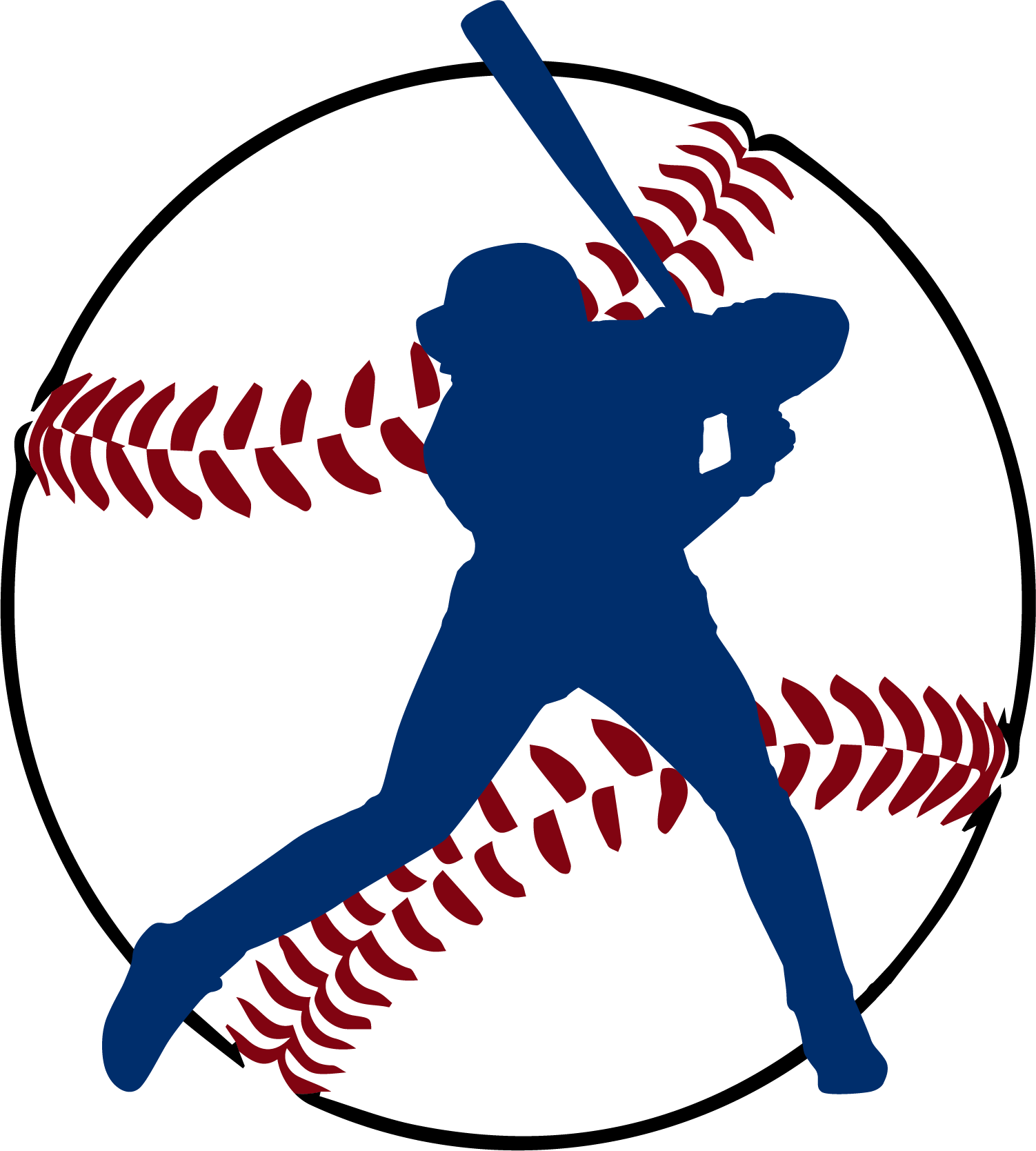 honkballer slagman t-shirt - TenStickers