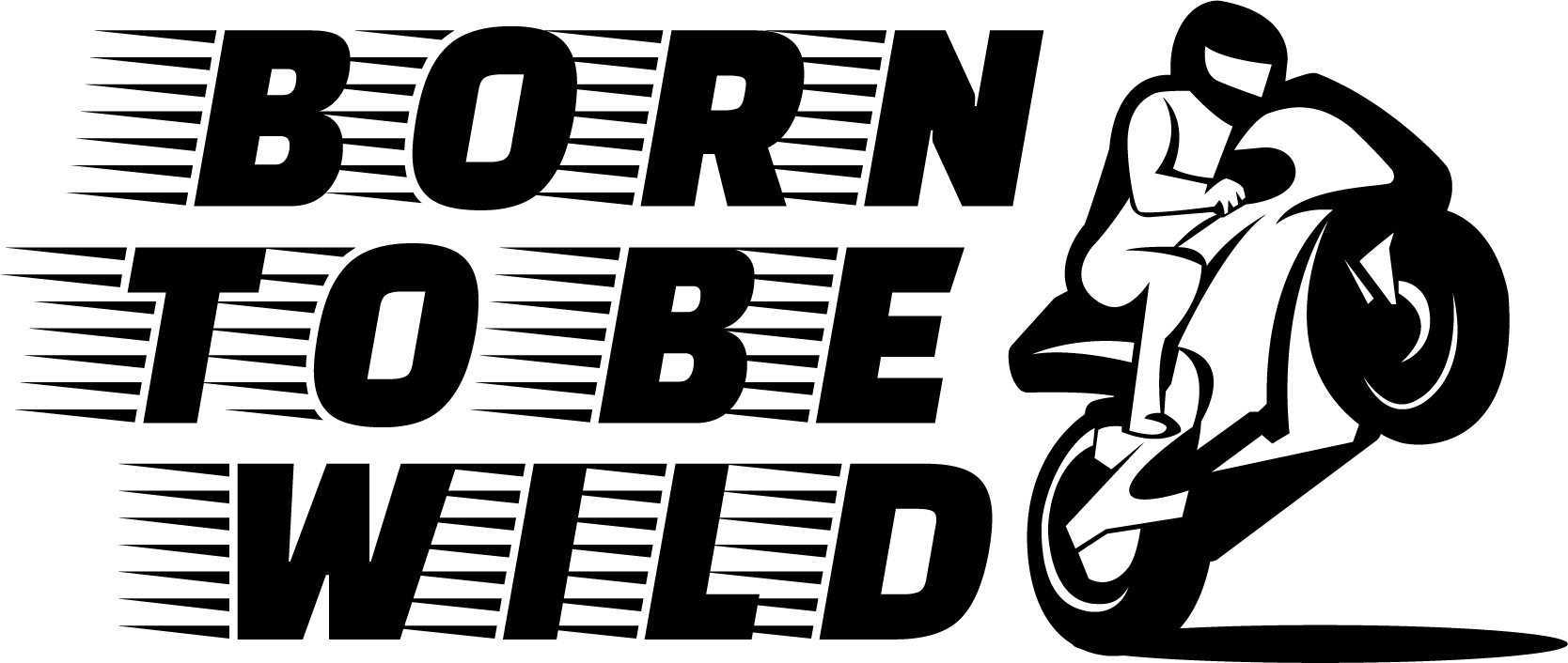 Born to be wild motor t-shirt - TenStickers