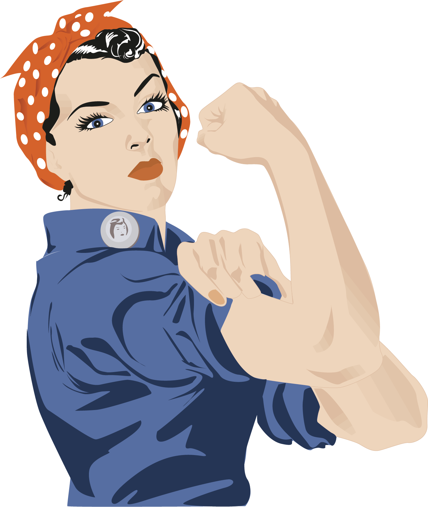 Vrouw we can do it t-shirt - TenStickers