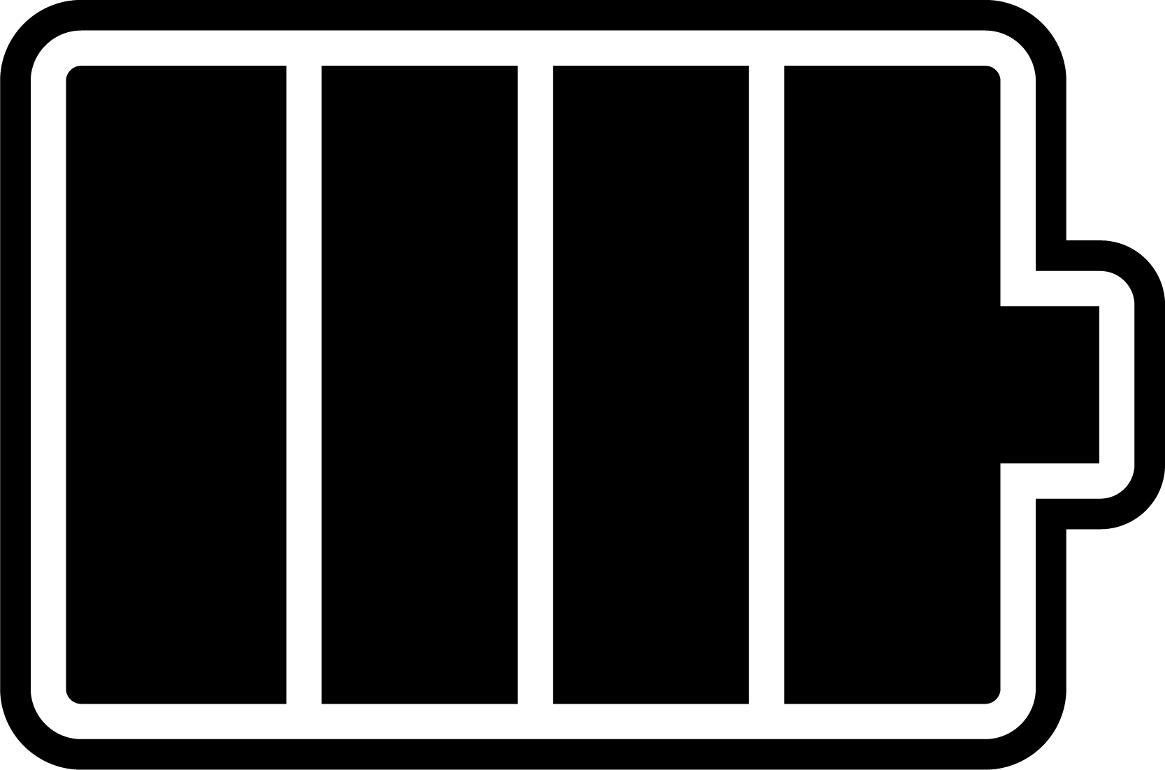 Batterijen t-shirt vol en halfvol - TenStickers