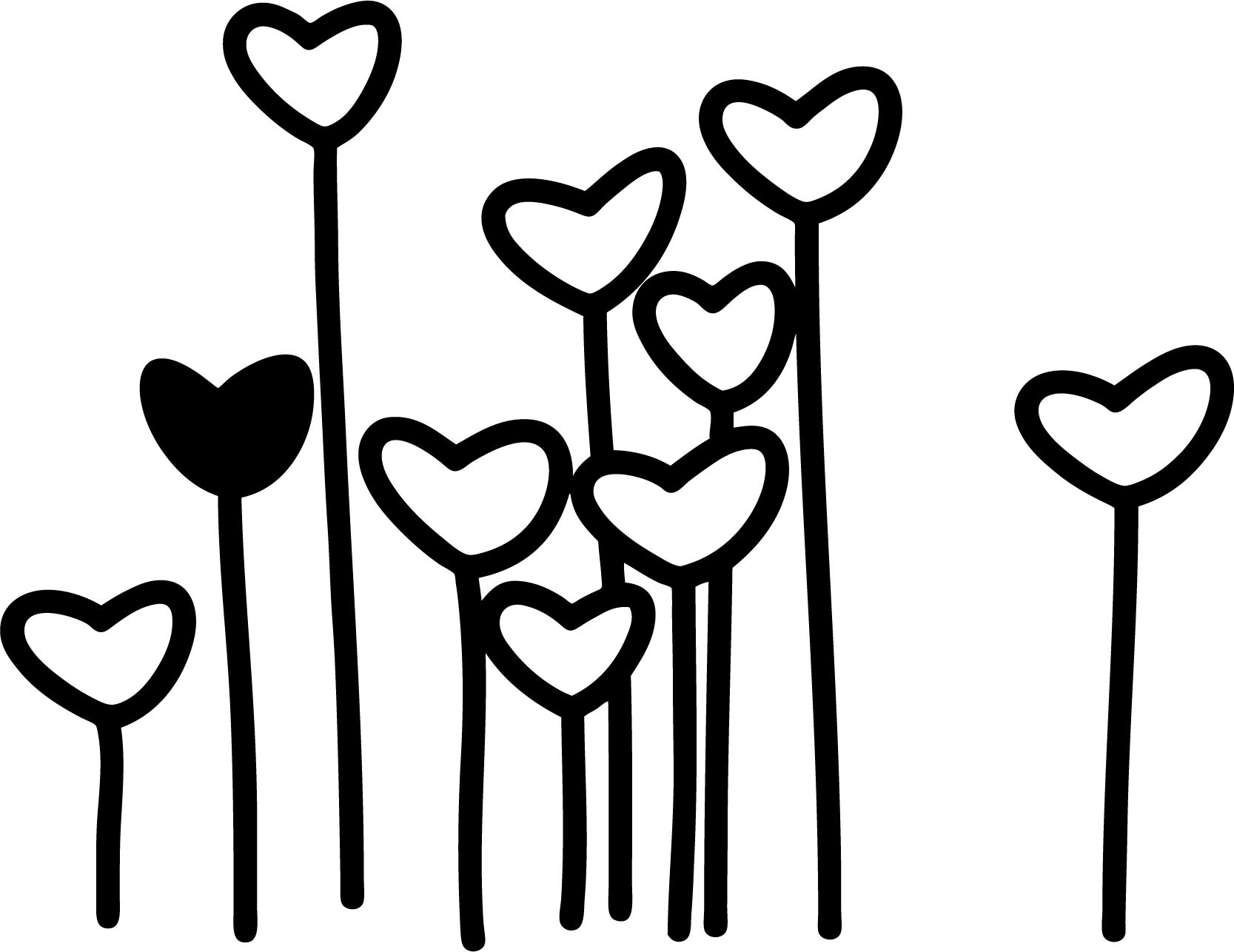 Camiseta flores amorosas - TenVinilo