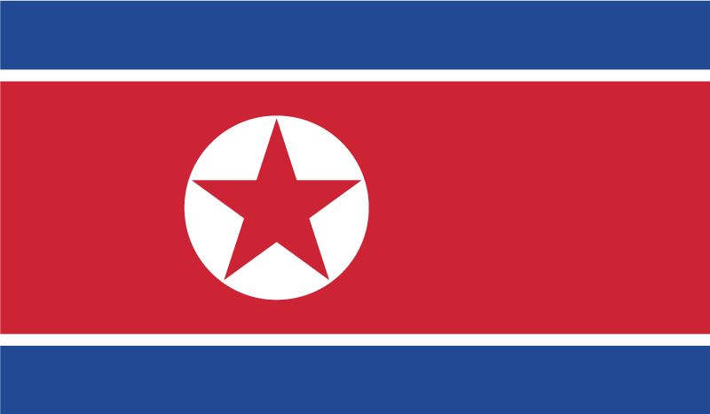 Camiseta bandera Corea del Norte - TenVinilo