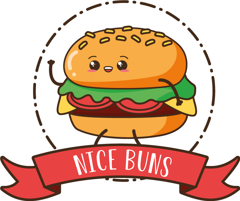 Nice buns custom t-shirt design - TenStickers