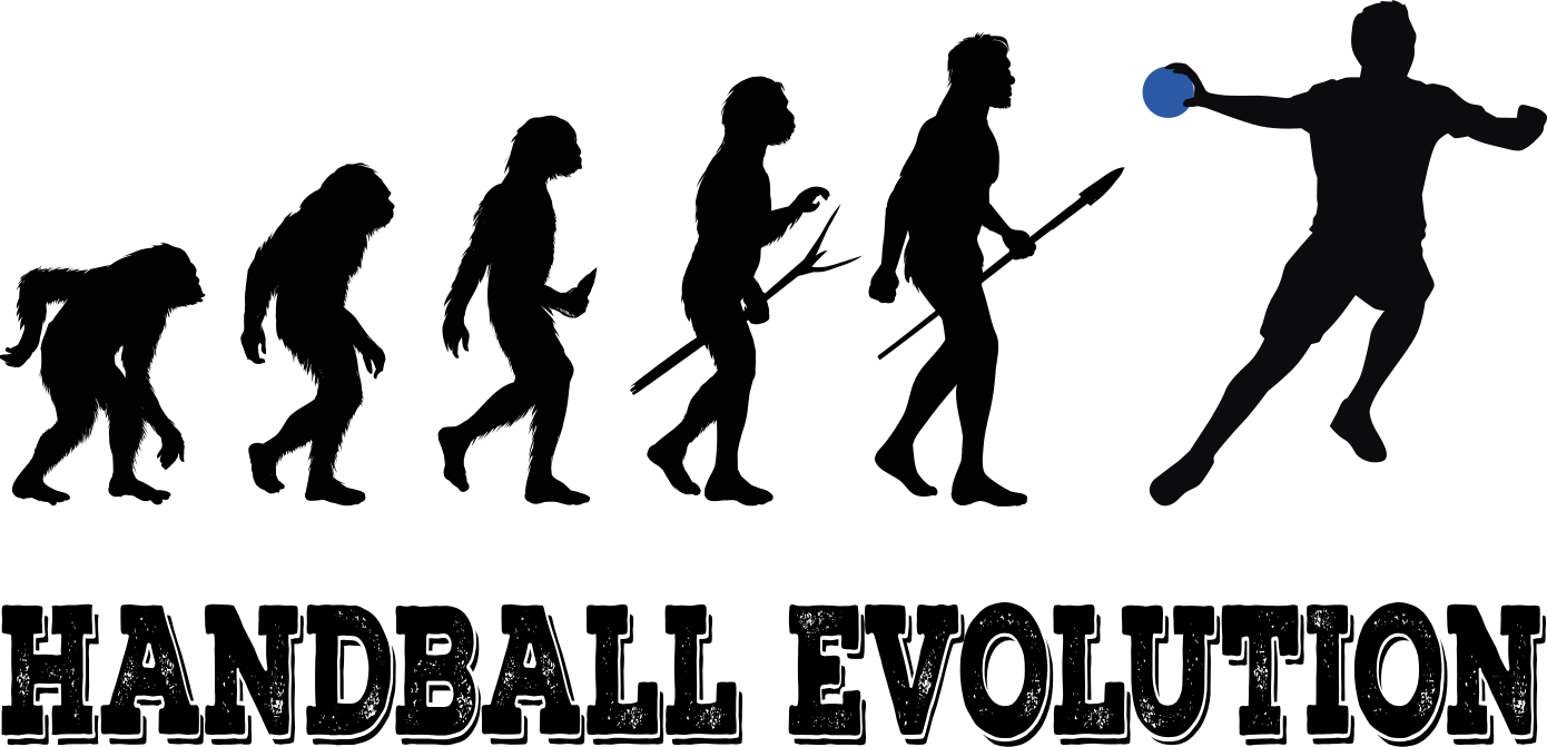 T-shirt évolution du handball - TenStickers