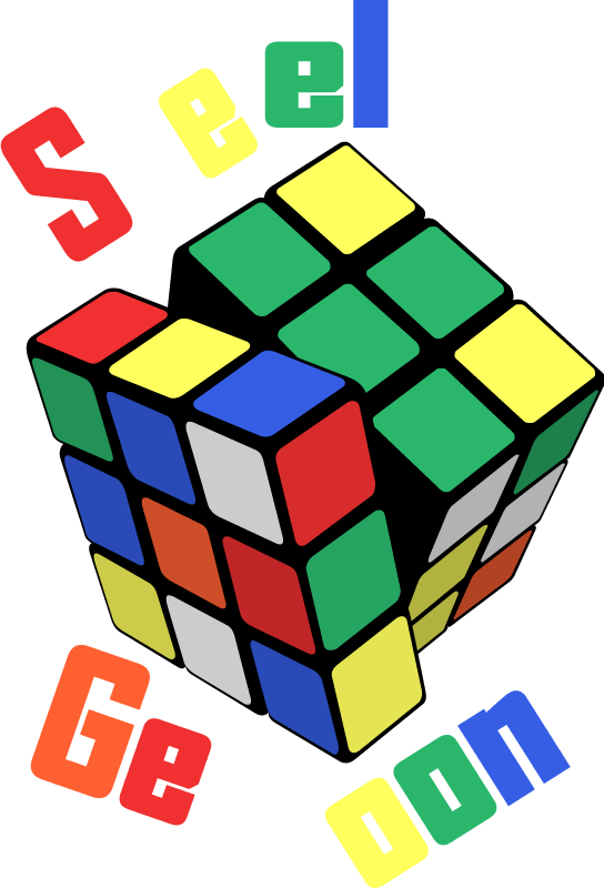 T-shirt rubiks speel gewoon - TenStickers