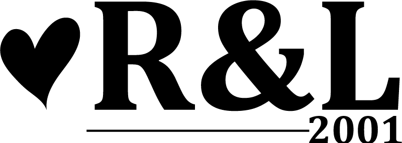 Initials Heart  T-shirts with name - TenStickers